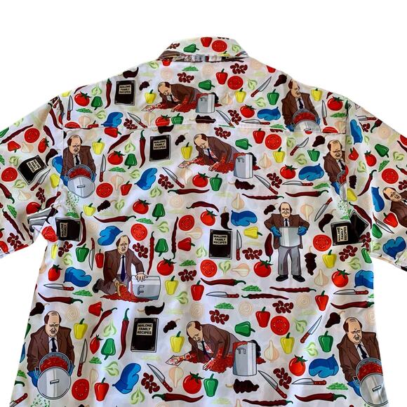 The Office x RSVLTS Kevin Malone’s Famous Chili Button Down Shirt - Picture 11 of 11